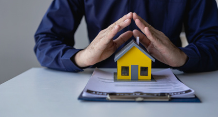 Lawyer Walking Through Couple Property Settlement